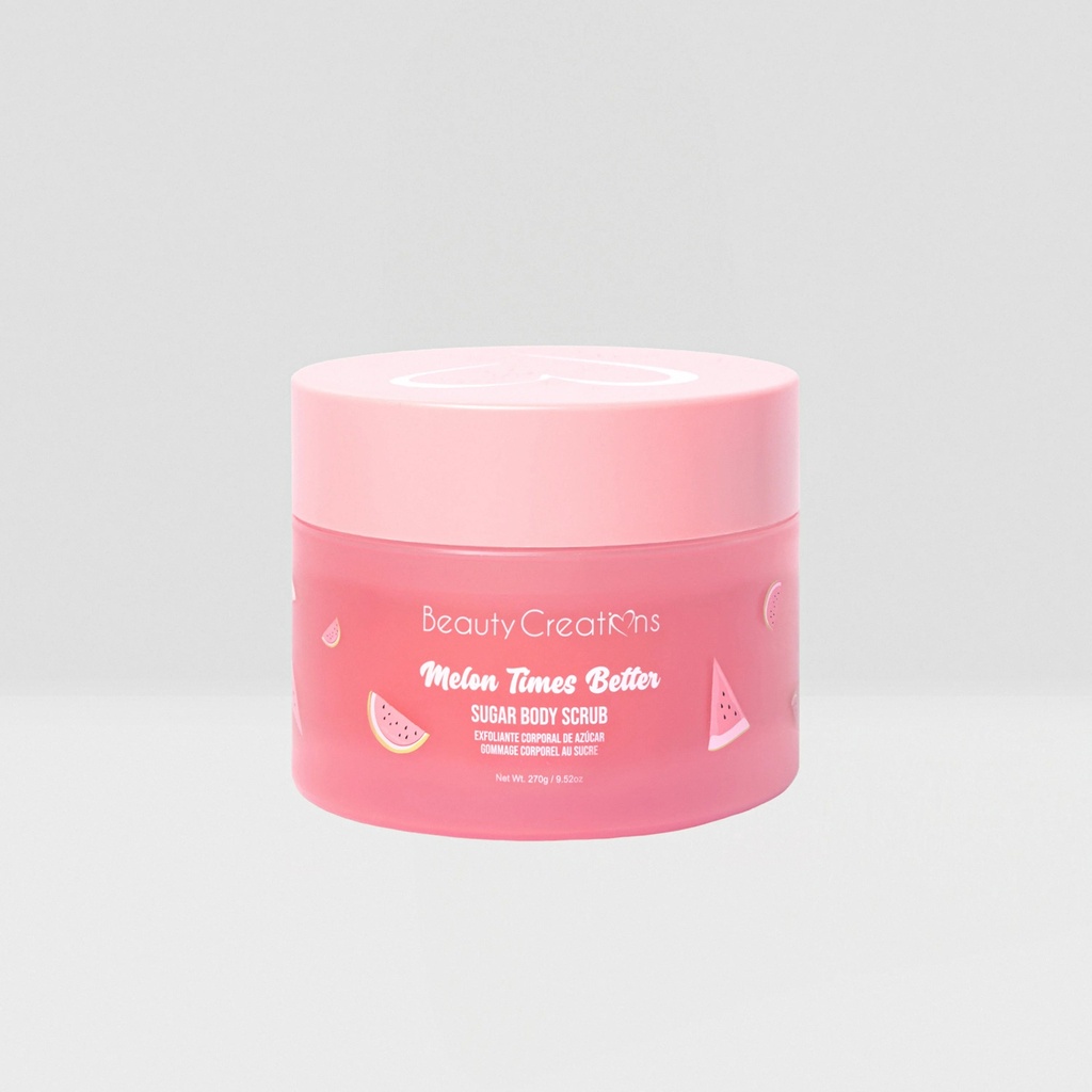 Beauty Creations Sugar Body Scrub 270g - Melon Times Better
