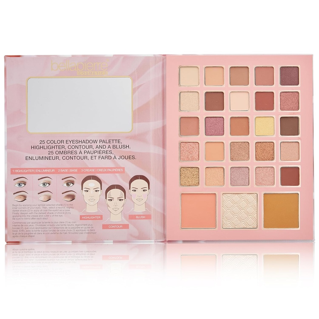Bellapierre Cosmetics Satin Rose Eye And Face Book