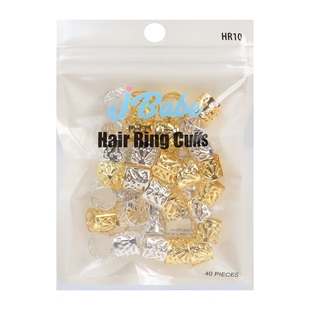 J Babe Hair Cuffs - Gold/Silver (Big)