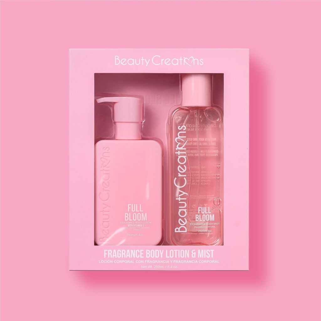 Beauty Creations Fragrance Body Lotion & Mist 250ml - Full Bloom