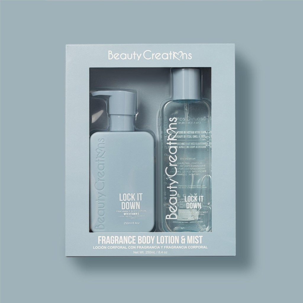 Beauty Creations Fragrance Body Lotion & Mist 250ml - Lock It Down