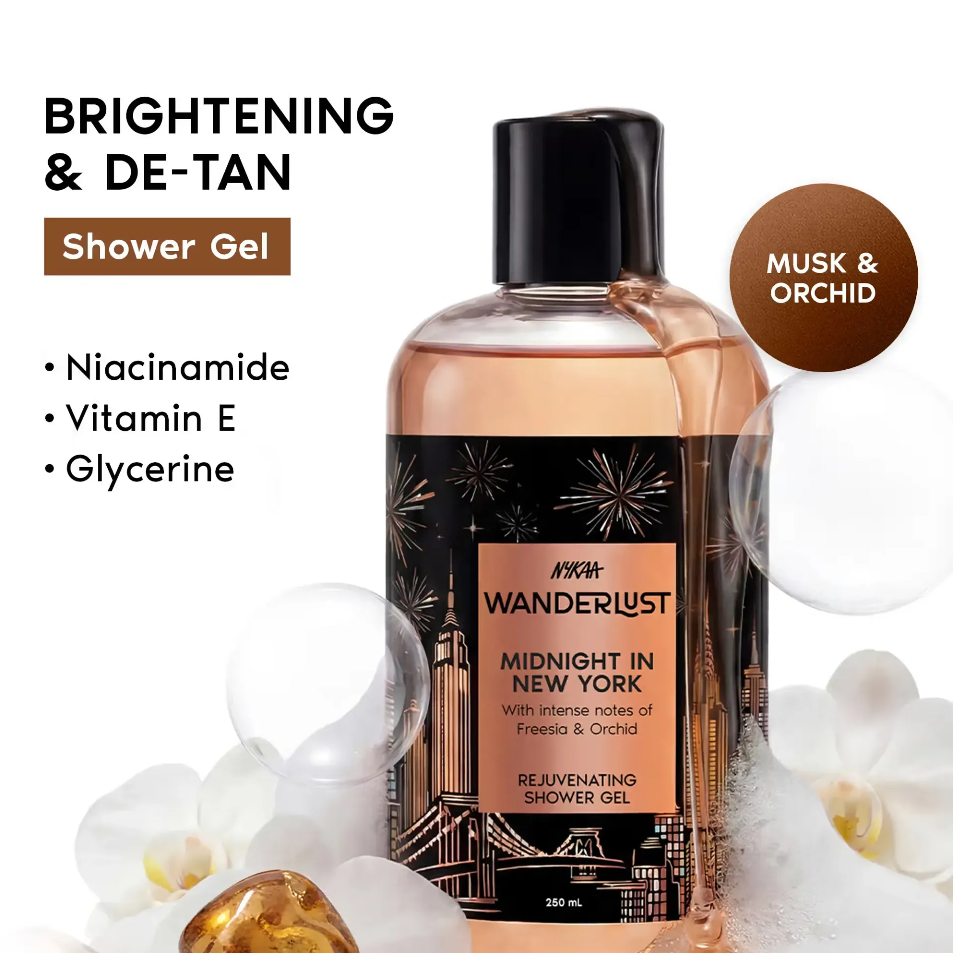 Wanderlust Midnight In NewYork Shower Gel