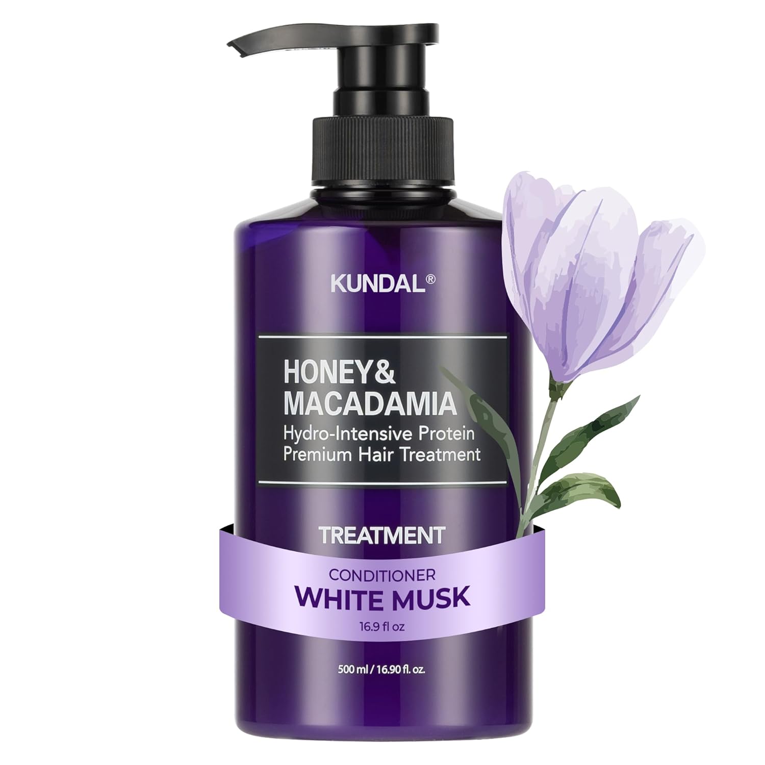 Kundal Honey & Macadamia Premium Hair Treatment 500ml - White Musk